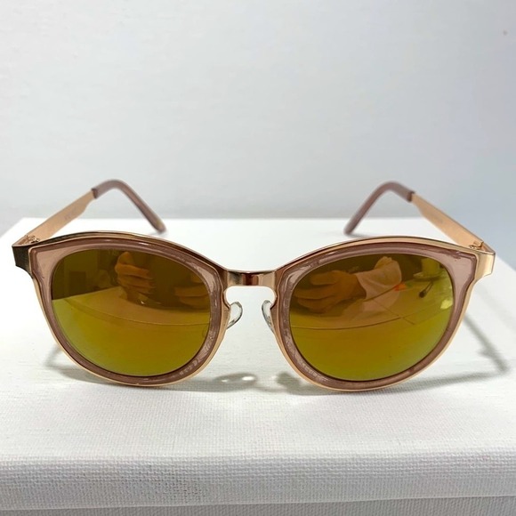 Nine West pink and gold sunglasses - Picture 1 of 4